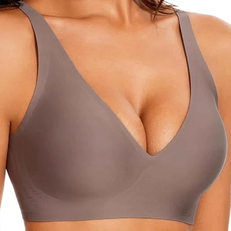 Seamless Wireless Bra with Jelly-Soft Support